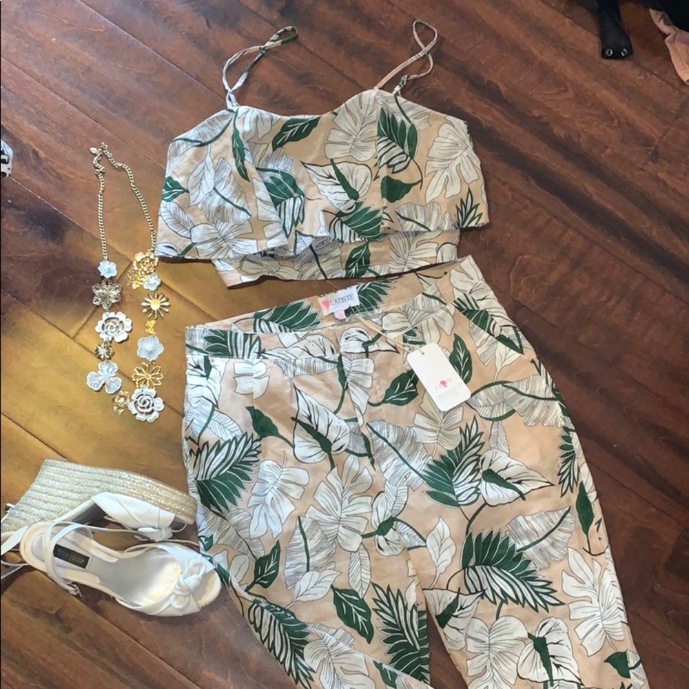 Two piece floral set SOLD